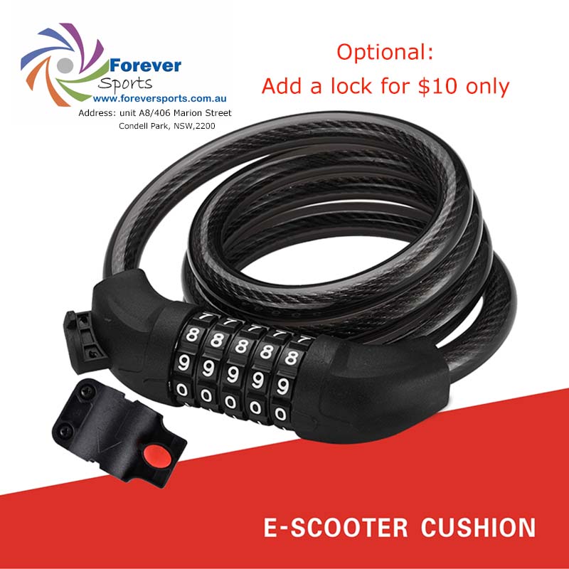 M-Lock cable lock for e-scooter and bike