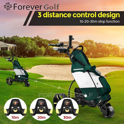 Brand New 2024 Remote Control Golf Buggy Dual Motors Electric Golf Trolley with a Build-in USB charger-Yellow image 6