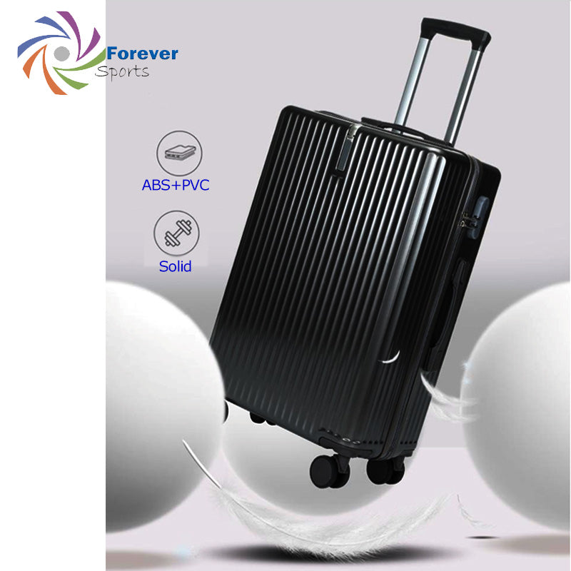 3pcs luggage Suitcase Trolley Set TSA Lock Travel Carry on Hard Cases-Black