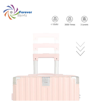 3pcs luggage Suitcase Trolley Set TSA Lock Travel Carry on Hard Cases-Pink
