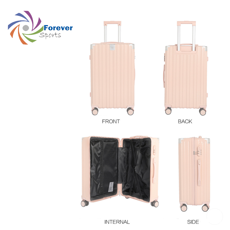 3pcs luggage Suitcase Trolley Set TSA Lock Travel Carry on Hard Cases-Pink