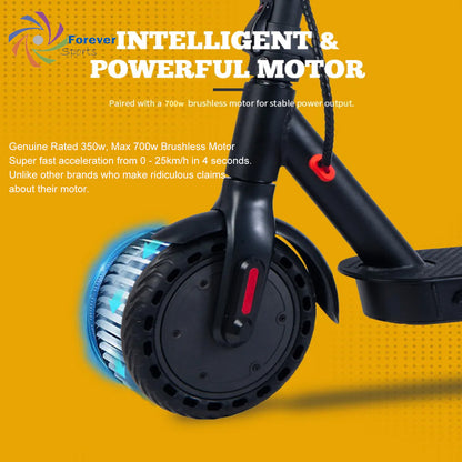 2024 E9P-Electric Scooter 8.5inch Pneumatic Tyres, 7.8Ah Li-ion Baterry, 800W Max power Motor-Black image 8