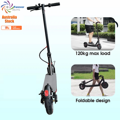 2025 model E9PRO electric scooter with 8.5” solid tyres 7.5ah lithium battery & 800w motor