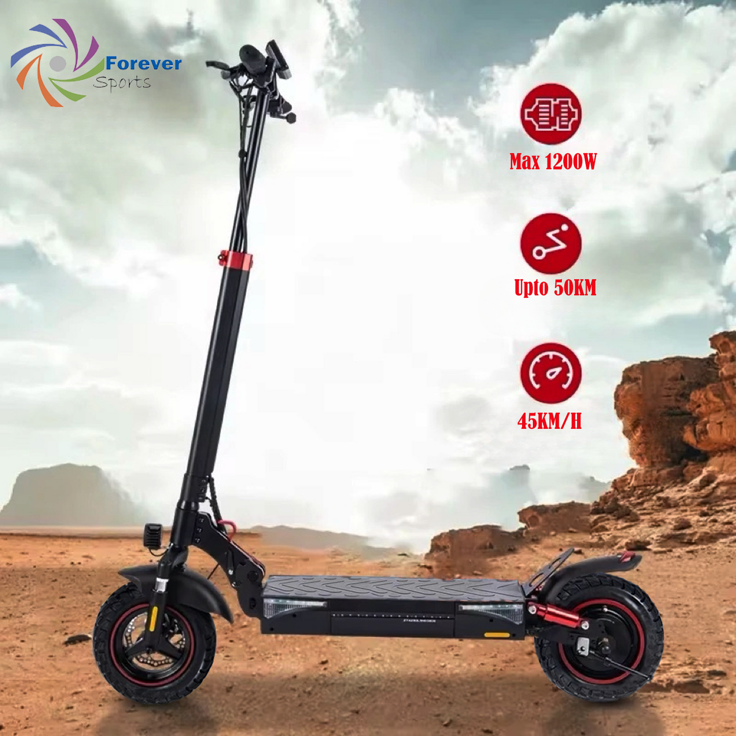 GT4-Superior Off-Road Electric Scooter |40km/h Speed | Up to 50km Range | UL2272 safety certified eScooter