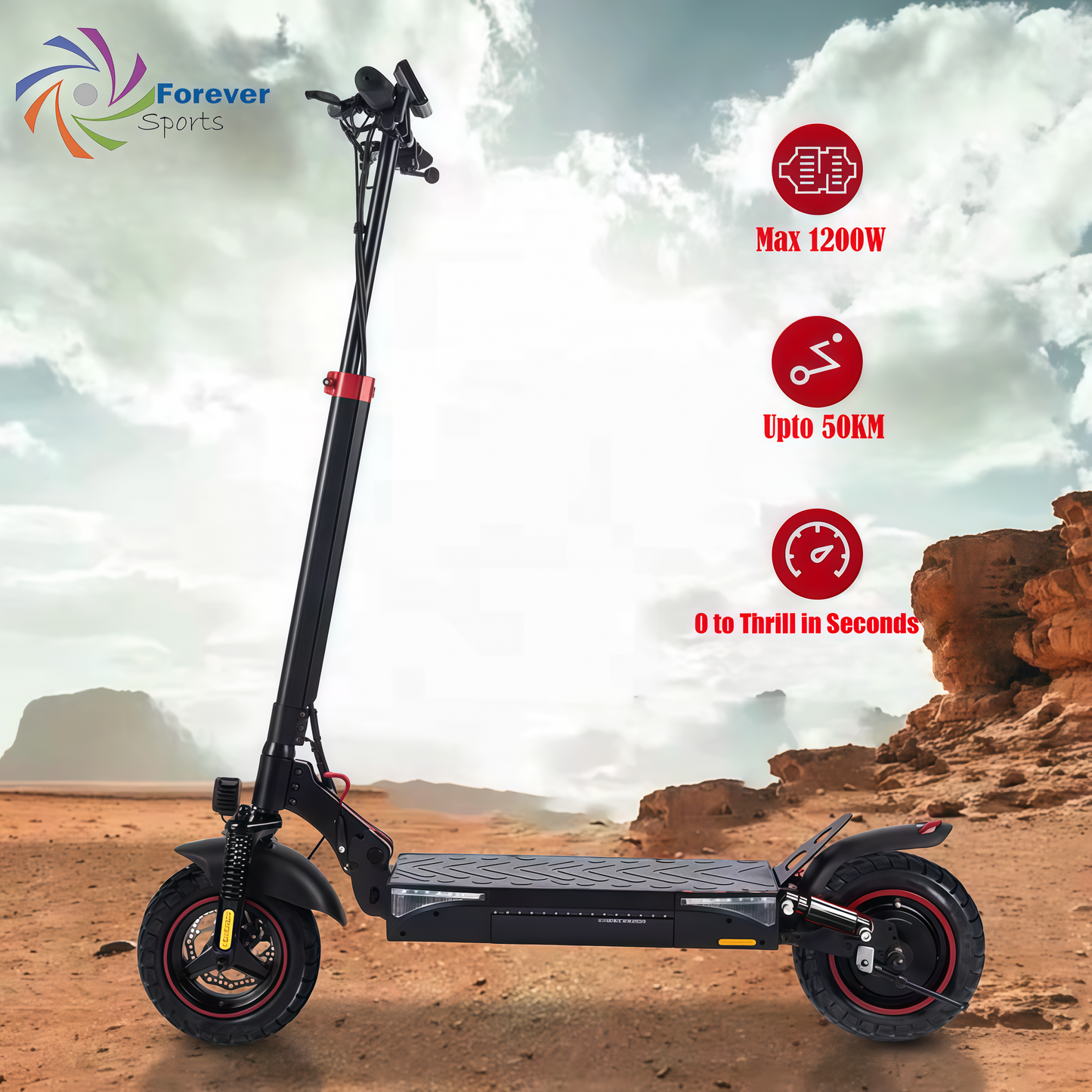 GT4-Superior Off-Road Electric Scooter |Up to 50km Range | UL2272 safety certified eScooter