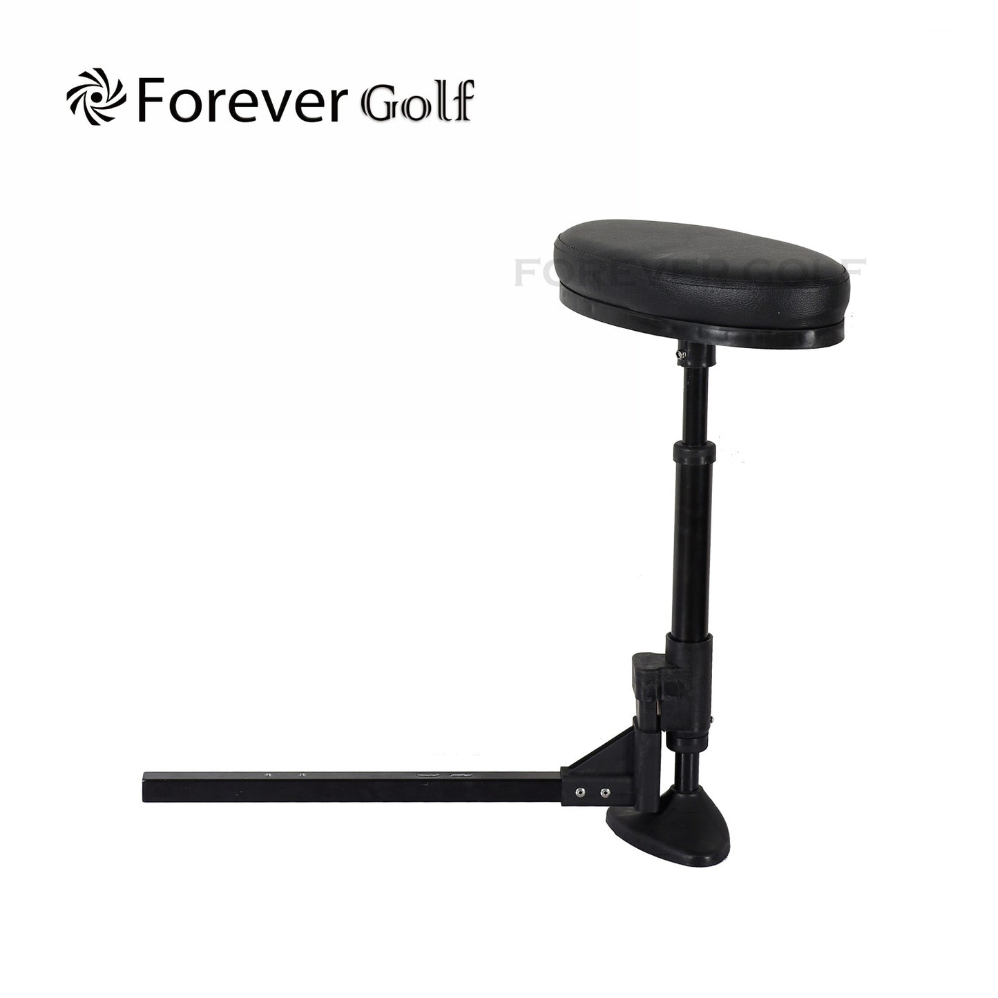 Lithium Battery Remote Control Electric Golf Trolley with a seat, Sand bucket holder, phone holder Golf Buggy-Black Frame+Blue Wheels