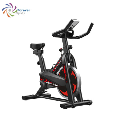 🚴‍♂️ [SPBK06]Forever Sports Spin Bike – Heavy Flywheel, Adjustable Resistance & LCD Monitor