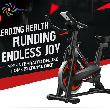 🚴‍♂️ [SPBK06]Forever Sports Spin Bike – Heavy Flywheel, Adjustable Resistance & LCD Monitor