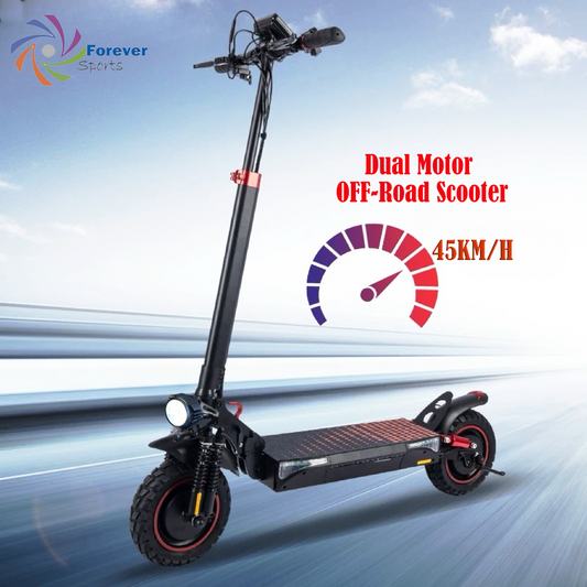 T4-Dual Motors electric scooter with 48v/15Ah Lithium 50km range 45km/h Max Speed App Control