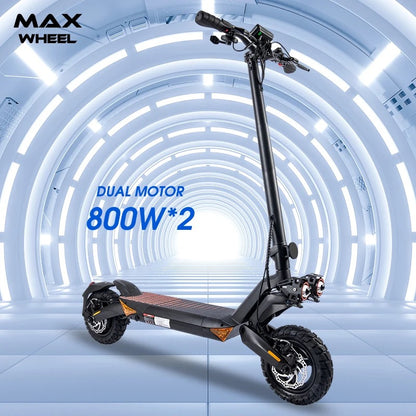 DT8-Dualtron Motors Electric Scooter, 1600W Extreme Hill Climbing e-Scooter Electric 20AH, 45km/h-Black