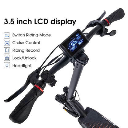 DT8-Dualtron Motors Electric Scooter, 1600W Extreme Hill Climbing e-Scooter Electric 20AH, 45km/h-Black