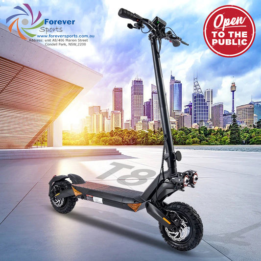 DT8-Dualtron Motors Electric Scooter, 1600W Extreme Hill Climbing e-Scooter Electric 20AH, 45km/h-Black