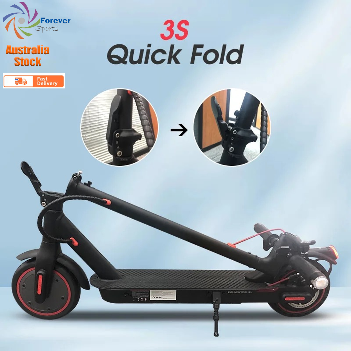 2024 E9P-Electric Scooter 8.5inch Pneumatic Tyres, 7.8Ah Li-ion Baterry, 800W Max power Motor-Black image 5