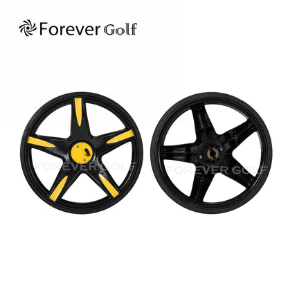 Brand New 2024 Remote Control Golf Buggy Dual Motors Electric Golf Trolley with a Build-in USB charger-Yellow image 10