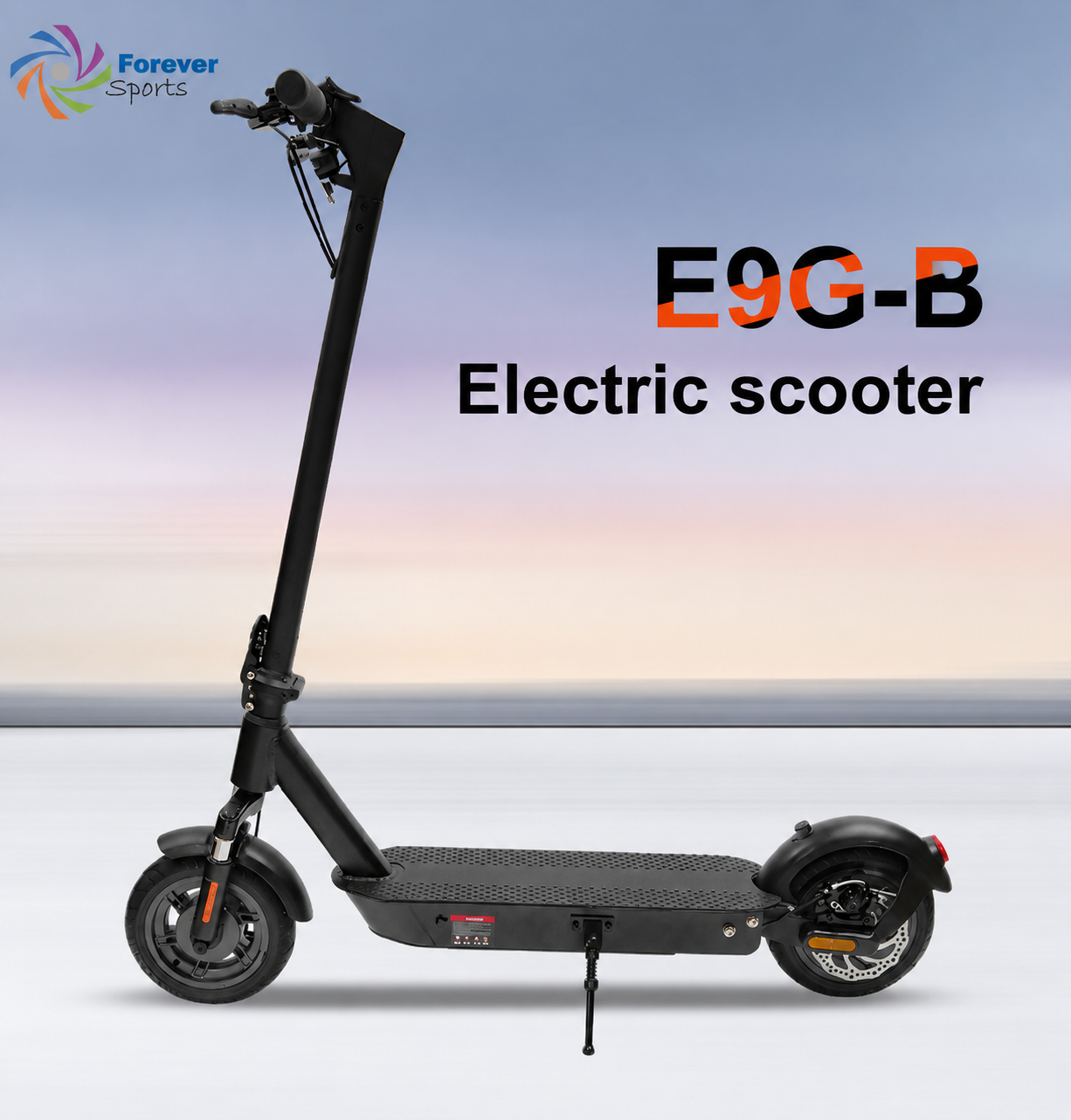 E9G Electric Scooter, 10'' wheels, 1000w max power motor, upto 50km range Rear wheel drive escooter
