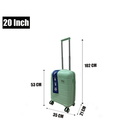 3pcs luggage Suitcase Trolley Set TSA Lock Travel Carry on Hard Cases-Light Green