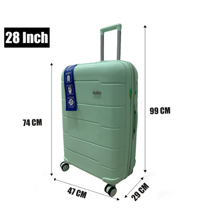 3pcs luggage Suitcase Trolley Set TSA Lock Travel Carry on Hard Cases-Light Green