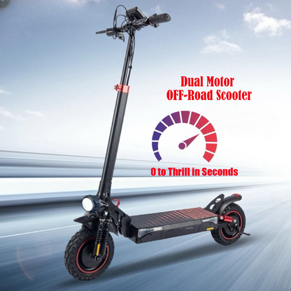 T4-Dual Motors electric scooter with 48v/15Ah Lithium 50km range App Control