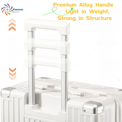 3pcs luggage Suitcase Trolley Set TSA Lock Travel Carry on Hard Cases-WHITE