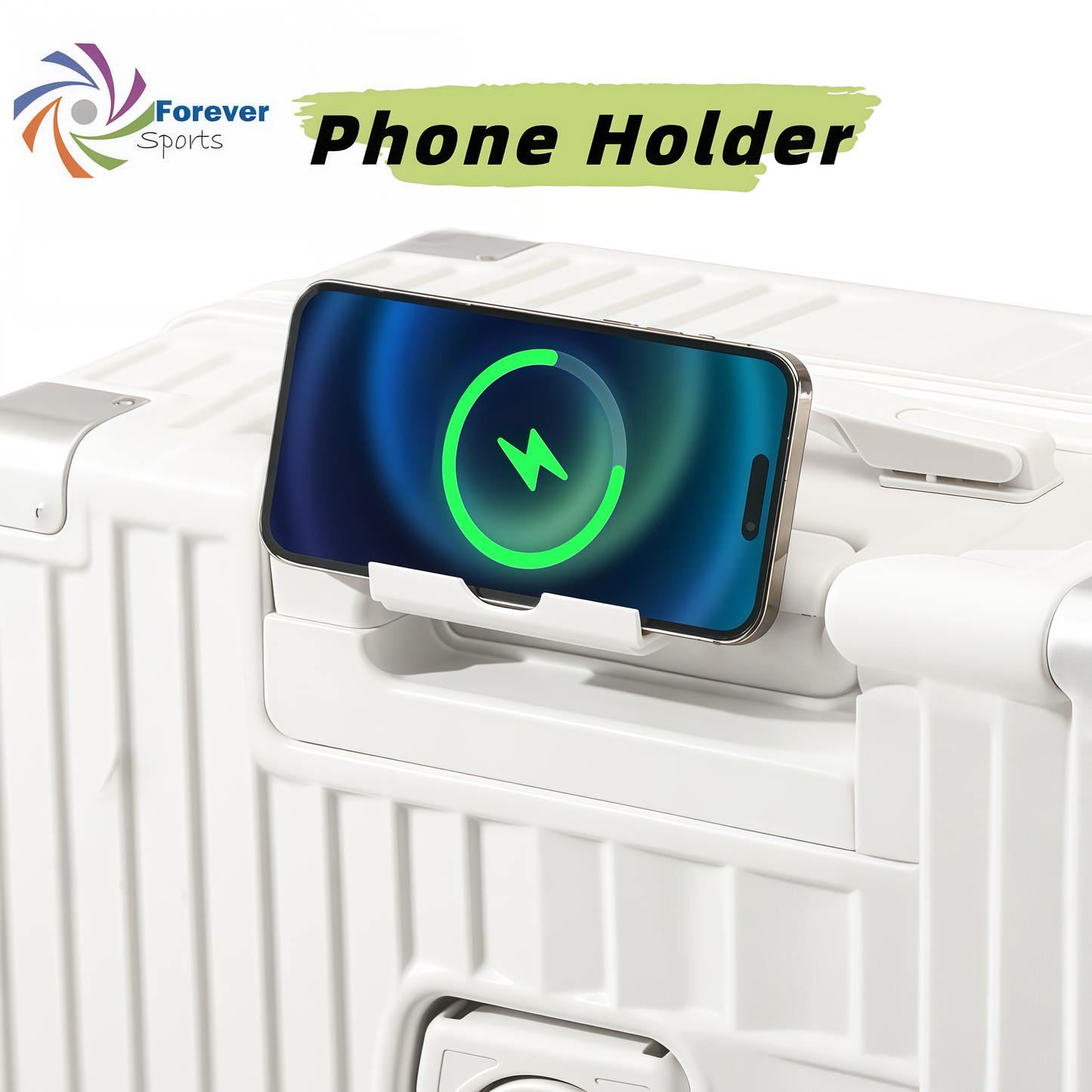 3pcs luggage Suitcase Trolley Set TSA Lock Travel Carry on Hard Cases-WHITE