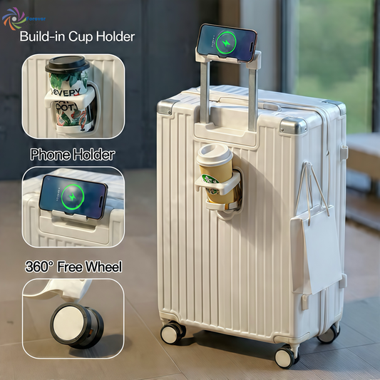 3pcs luggage Suitcase Trolley Set TSA Lock Travel Carry on Hard Cases-WHITE